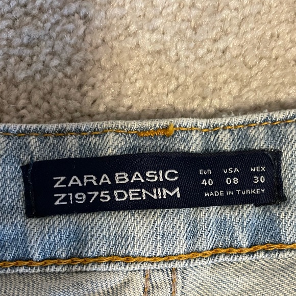 Zara basics high waisted jeans size 8 - Picture 5 of 6